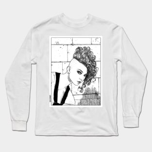 asc 651_La jeune rebelle (The young mohawk) Long Sleeve T-Shirt